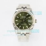 EW Factory Swiss Replica Rolex Datejust 31 Mint Green Dial Jubilee Bracelet